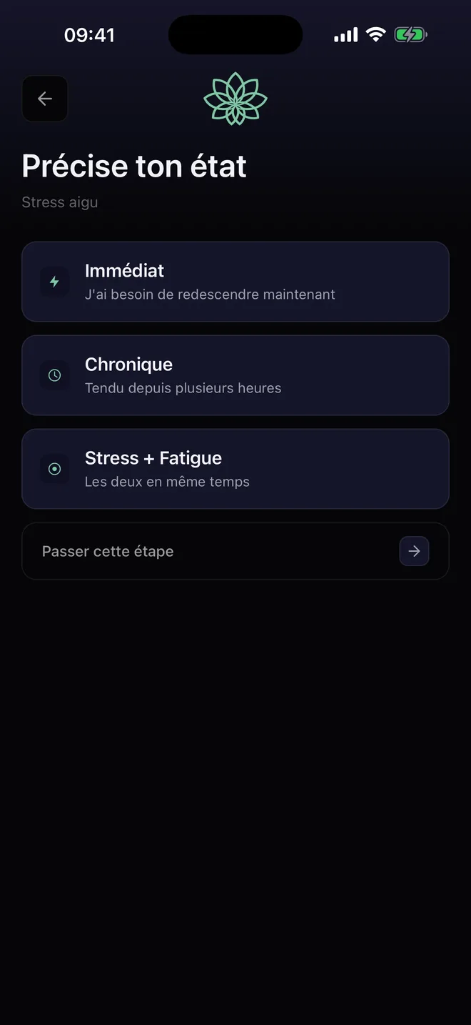 Affine avec un sous-état
